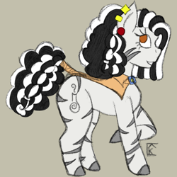 Size: 2048x2048 | Tagged: safe, artist:mintymelody, derpibooru import, oc, oc:zurina, zebra, digital art, solo, zebra oc