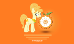 Size: 2600x1540 | Tagged: safe, artist:age3rcm, artist:rainbowplasma, derpibooru import, aunt orange, earth pony, pony, the cutie mark chronicles, female, mare, orange pi, vector, wallpaper