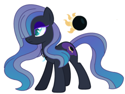 Size: 1280x962 | Tagged: safe, artist:venomtwt-artistowo, derpibooru import, oc, oc only, oc:solar stone, earth pony, pony, base used, earth pony oc, female, frown, full body, hooves, lidded eyes, magical lesbian spawn, mare, offspring, parent:maud pie, parent:nightmare moon, simple background, solo, standing, tail, transparent background