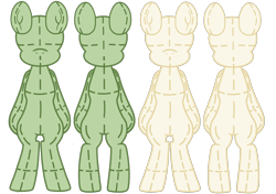 Size: 1700x1200 | Tagged: safe, artist:galeemlightseraphim, derpibooru import, oc, oc only, earth pony, semi-anthro, bald, base, bipedal, earth pony oc, mannequin, simple background, transparent background