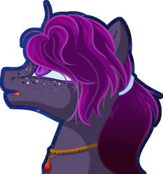 Size: 826x882 | Tagged: safe, artist:stormcloud-yt, derpibooru import, oc, oc only, earth pony, pony, base used, earth pony oc, freckles, jewelry, necklace, simple background, transparent background