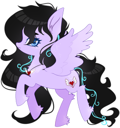 Size: 1024x1091 | Tagged: safe, artist:miioko, derpibooru import, oc, oc only, pegasus, pony, eyelashes, female, jewelry, mare, necklace, pegasus oc, simple background, solo, transparent background