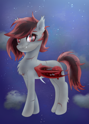 Size: 1097x1520 | Tagged: safe, artist:moonlightrift, derpibooru import, oc, oc only, bat pony, bat pony oc, solo