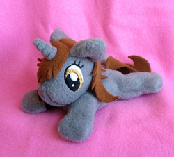 Size: 827x748 | Tagged: safe, artist:bewareofkitty, derpibooru import, oc, oc only, oc:littlepip, pony, unicorn, fallout equestria, irl, photo, plushie, wrong eye color