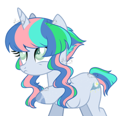 Size: 1280x1209 | Tagged: safe, artist:katelynleeann42, derpibooru import, oc, oc:baby moon cribb, pony, unicorn, base used, female, mare, simple background, solo, transparent background