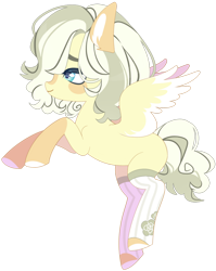 Size: 1024x1285 | Tagged: safe, artist:miioko, derpibooru import, oc, oc only, pegasus, pony, clothes, pegasus oc, rearing, simple background, socks, solo, transparent background