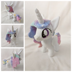 Size: 1024x1024 | Tagged: safe, artist:fleecefriendship, derpibooru import, princess celestia, alicorn, pony, chibi, female, mare, photo, plushie, smol, solo