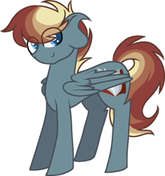 Size: 952x1011 | Tagged: safe, artist:gallantserver, derpibooru import, oc, oc:northern star, pegasus, pony, male, offspring, parent:quibble pants, parent:rainbow dash, parents:quibbledash, simple background, solo, stallion, transparent background