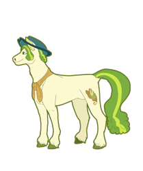 Size: 3600x4300 | Tagged: safe, artist:sashakruchkinatv, derpibooru import, pistachio, earth pony, pony, male, simple background, solo, stallion, transparent background