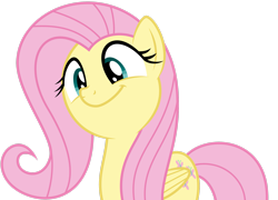 Size: 2885x2078 | Tagged: safe, artist:soren-the-owl, derpibooru import, fluttershy, pegasus, pony, the cutie map, .svg available, :t, cute, female, flutterbob, folded wings, high res, mare, shyabetes, simple background, smiling, solo, transparent background, vector, wings