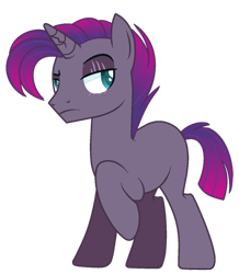 Size: 1280x1465 | Tagged: safe, artist:venomtwt-artistowo, derpibooru import, pony, unicorn, male, offspring, parent:noteworthy, parent:tempest shadow, simple background, solo, stallion, transparent background