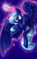 Size: 1200x1920 | Tagged: safe, artist:thyladactyl, derpibooru import, oc, oc only, pegasus, pony, female, pegasus oc, solo, spread wings, wings