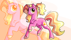 Size: 1600x900 | Tagged: safe, artist:sunniesfunthecupcake, derpibooru import, luster dawn, pony, unicorn, the last problem, female, mare, solo, zoom layer