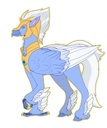 Size: 3600x4300 | Tagged: safe, artist:sashakruchkinatv, derpibooru import, sky beak, classical hippogriff, hippogriff, feathered fetlocks, simple background, solo, transparent background