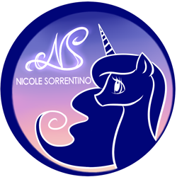 Size: 1074x1074 | Tagged: safe, artist:nemoturunen, derpibooru import, princess luna, alicorn, pony, bust, eyelashes, female, mare, solo