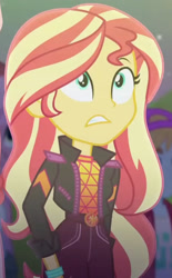 Size: 816x1318 | Tagged: safe, derpibooru import, screencap, sunset shimmer, better together, equestria girls, the last drop, cropped, solo focus