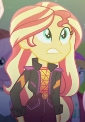 Size: 960x1384 | Tagged: safe, derpibooru import, screencap, sunset shimmer, better together, equestria girls, the last drop, cropped, solo focus