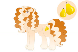 Size: 1280x854 | Tagged: safe, artist:itstechtock, derpibooru import, oc, pony, unicorn, female, magical lesbian spawn, mare, offspring, parent:applejack, parent:fleur-de-lis, parents:fleurjack, simple background, solo, white background