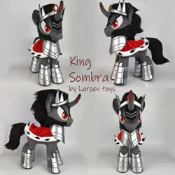 Size: 1000x1000 | Tagged: safe, derpibooru import, king sombra, pony, unicorn, auction open, brony, craft, photo, plushie, solo, toy