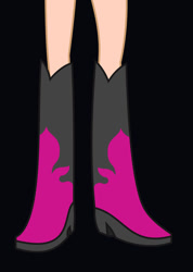 Size: 518x726 | Tagged: safe, derpibooru import, equestria girls, black background, boots, high heel boots, legs, pictures of legs, shoes, simple background, solo