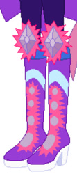 Size: 504x1140 | Tagged: safe, derpibooru import, sunny flare, equestria girls, friendship games, boots, crystal guardian, high heel boots, legs, pictures of legs, shoes, solo