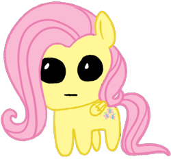 Size: 640x595 | Tagged: safe, artist:snailpups, derpibooru import, part of a set, fluttershy, oc, oc:tbh, pegasus, pony, female, solo, tbh