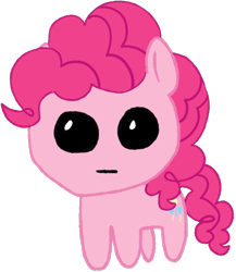 Size: 640x737 | Tagged: safe, artist:snailpups, derpibooru import, pinkie pie, oc, oc:tbh, pony, female, simple background, solo, tbh, transparent background