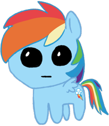 Size: 640x742 | Tagged: safe, artist:snailpups, derpibooru import, rainbow dash, oc, oc:tbh, pony, female, simple background, solo, tbh, transparent background