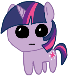 Size: 640x712 | Tagged: safe, artist:snailpups, derpibooru import, part of a set, twilight sparkle, oc, oc:tbh, unicorn, female, simple background, solo, tbh, transparent background