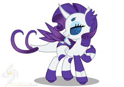 Size: 1700x1200 | Tagged: safe, artist:galeemlightseraphim, derpibooru import, rarity, changedling, changeling, pony, robot, robot pony, base used, changedlingified, changelingified, crossover, cybug, female, looking back, mare, raised hoof, raised leg, simple background, solo, species swap, transparent background, wreck-it ralph