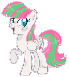 Size: 874x984 | Tagged: safe, artist:lavender-bases, derpibooru import, blossomforth, pegasus, pony, base used, female, mare, open mouth, open smile, outline, simple background, smiling, solo, transparent background, white outline