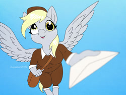 Size: 1024x768 | Tagged: safe, artist:incendiarymoth, derpibooru import, derpy hooves, anthro, pegasus, februpony