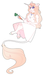 Size: 1600x2800 | Tagged: safe, artist:uunicornicc, derpibooru import, oc, anthro, rabbit, unicorn, animal, carrot, female, food, simple background, solo, transparent background