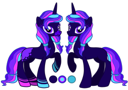 Size: 1700x1200 | Tagged: safe, artist:galeemlightseraphim, derpibooru import, oc, oc only, pony, unicorn, duo, female, horn, mare, raised hoof, raised leg, simple background, transparent background, unicorn oc