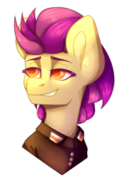 Size: 1400x2000 | Tagged: safe, artist:lazymishel, derpibooru import, oc, oc only, oc:blackhole, pegasus, pony, fallout equestria, balefire blues, bust, clothes, female, hearts of iron 4, mare, simple background, soldier, solo, transparent background, uniform