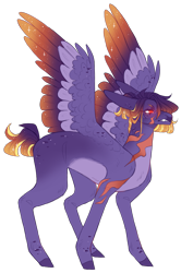 Size: 1805x2715 | Tagged: safe, artist:sleepy-nova, derpibooru import, oc, oc:firebird, pegasus, pony, male, scar, simple background, solo, stallion, transparent background