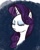 Size: 406x511 | Tagged: safe, artist:laya-21, derpibooru import, rarity, pony, unicorn, bust, eyes closed, eyeshadow, female, mare, portrait, solo