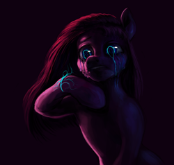 Size: 5530x5257 | Tagged: safe, artist:misstwipietwins, derpibooru import, pinkie pie, earth pony, pony, absurd file size, absurd resolution, crying, pinkamena diane pie, solo