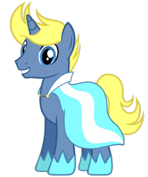 Size: 2280x2732 | Tagged: safe, artist:georgegarza01, derpibooru import, oc, oc:mythic blue hope, unicorn, hoof shoes, horn, lightverse, parent:radiant hope, simple background, solo, transparent background, unicorn oc, vector