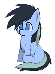 Size: 469x624 | Tagged: safe, artist:chinezkitty, derpibooru import, oc, oc only, oc:cyaera, earth pony, pony, undead, vampire, vampony, blue eyes, simple background, sitting, solo, transparent background