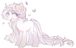 Size: 2682x1695 | Tagged: safe, artist:88yanapro88, derpibooru import, oc, oc only, pony, unicorn, base used, eye clipping through hair, female, horn, mare, simple background, smiling, solo, transparent background, unicorn oc