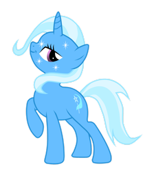 Size: 2335x2569 | Tagged: safe, artist:toutax, derpibooru import, trixie, pony, unicorn, female, high res, lidded eyes, mare, raised hoof, raised leg, simple background, solo, transparent background, vector