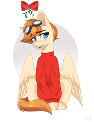 Size: 1700x2200 | Tagged: safe, derpibooru import, oc, oc only, pegasus, goggles, simple background, solo, white background