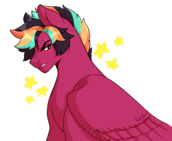 Size: 650x530 | Tagged: safe, artist:delzol, derpibooru import, oc, oc only, pegasus, pony, angry, eye scar, male, pegasus oc, scar, simple background, solo, stallion, transparent background, wings