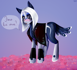 Size: 3200x2900 | Tagged: safe, artist:ske, derpibooru import, oc, oc only, earth pony, pony, heart, holiday, love, solo, valentine's day
