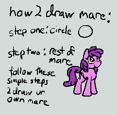 Size: 243x237 | Tagged: source needed, useless source url, safe, artist:anonymous, ponerpics import, berry punch, berryshine, earth pony, pony, aggie.io, female, mare, meme, simple background, smiling, solo, text, tutorial