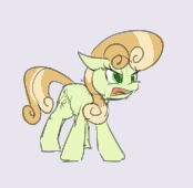 Size: 174x170 | Tagged: source needed, useless source url, safe, artist:anonymous, ponerpics import, junebug, earth pony, pony, aggie.io, angry, female, mare, open mouth, simple background, solo, yelling