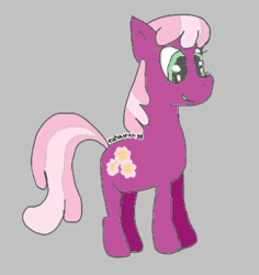 Size: 364x385 | Tagged: safe, artist:anonymous, ponerpics import, cheerilee, earth pony, pony, aggie.io, female, mare, simple background, smiling, solo