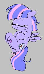 Size: 220x370 | Tagged: safe, artist:parfait, ponerpics import, wind sprint, pegasus, pony, aggie.io, eyes closed, female, filly, foal, freckles, heart, heart hoof, lying down, simple background, sleeping, smiling, solo, spread wings, underhoof, wings