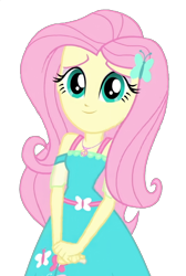 Size: 1281x1911 | Tagged: safe, derpibooru import, edit, edited screencap, screencap, fluttershy, a little birdie told me, better together, equestria girls, background removed, cute, female, not a vector, shyabetes, simple background, solo, transparent background